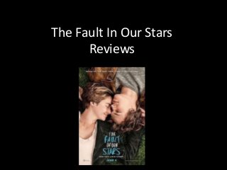 The Fault In Our Stars
Reviews
 
