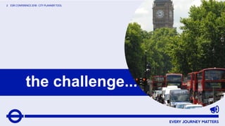 TfL - How GIS is Helping to Deliver Healthy Streets for Londoners - Enterprise GIS - Esri UK Annual Conference 2018