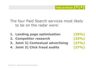 TFM Search Engine Marketing Benchmark Report