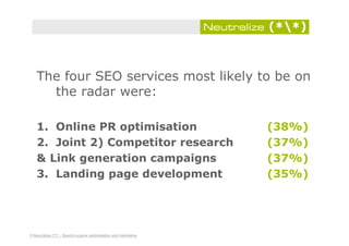 TFM Search Engine Marketing Benchmark Report
