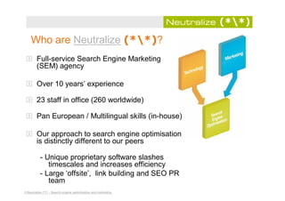 TFM Search Engine Marketing Benchmark Report