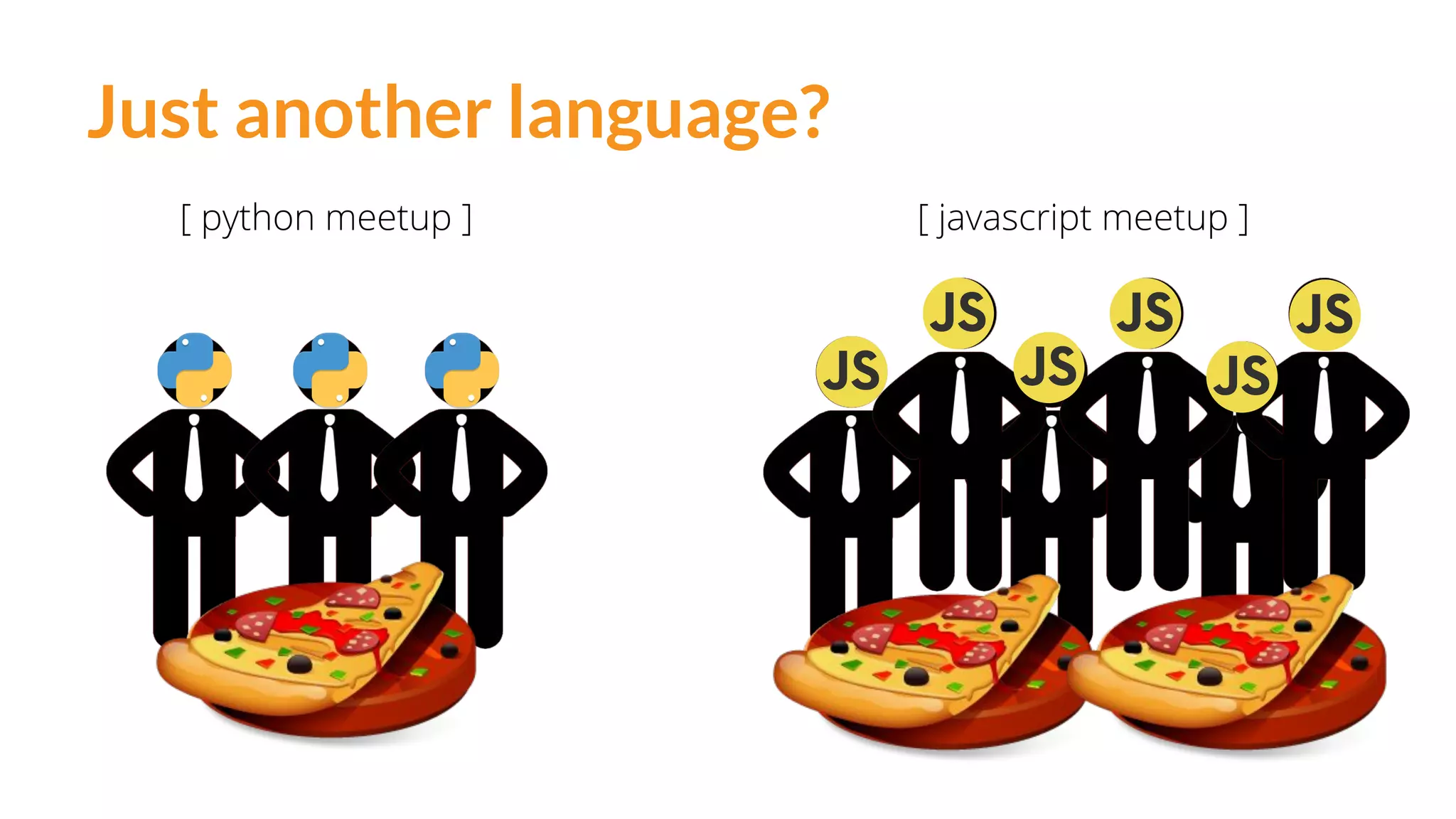 Just another language?
[ python meetup ] [ javascript meetup ]
 
