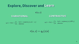 18
VARIATIONAL
VARIATIONAL CONTRASTIVE
CONTRASTIVE
Explore, Discover and Learn
Learn
 