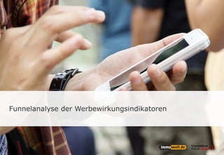 Funnelanalyse der Werbewirkungsindikatoren
 