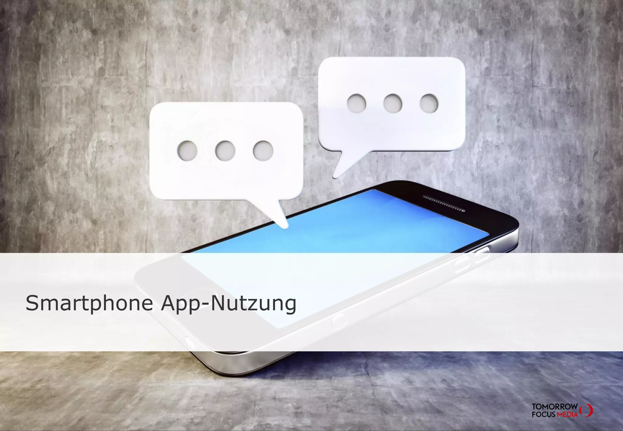 Smartphone App-Nutzung
 