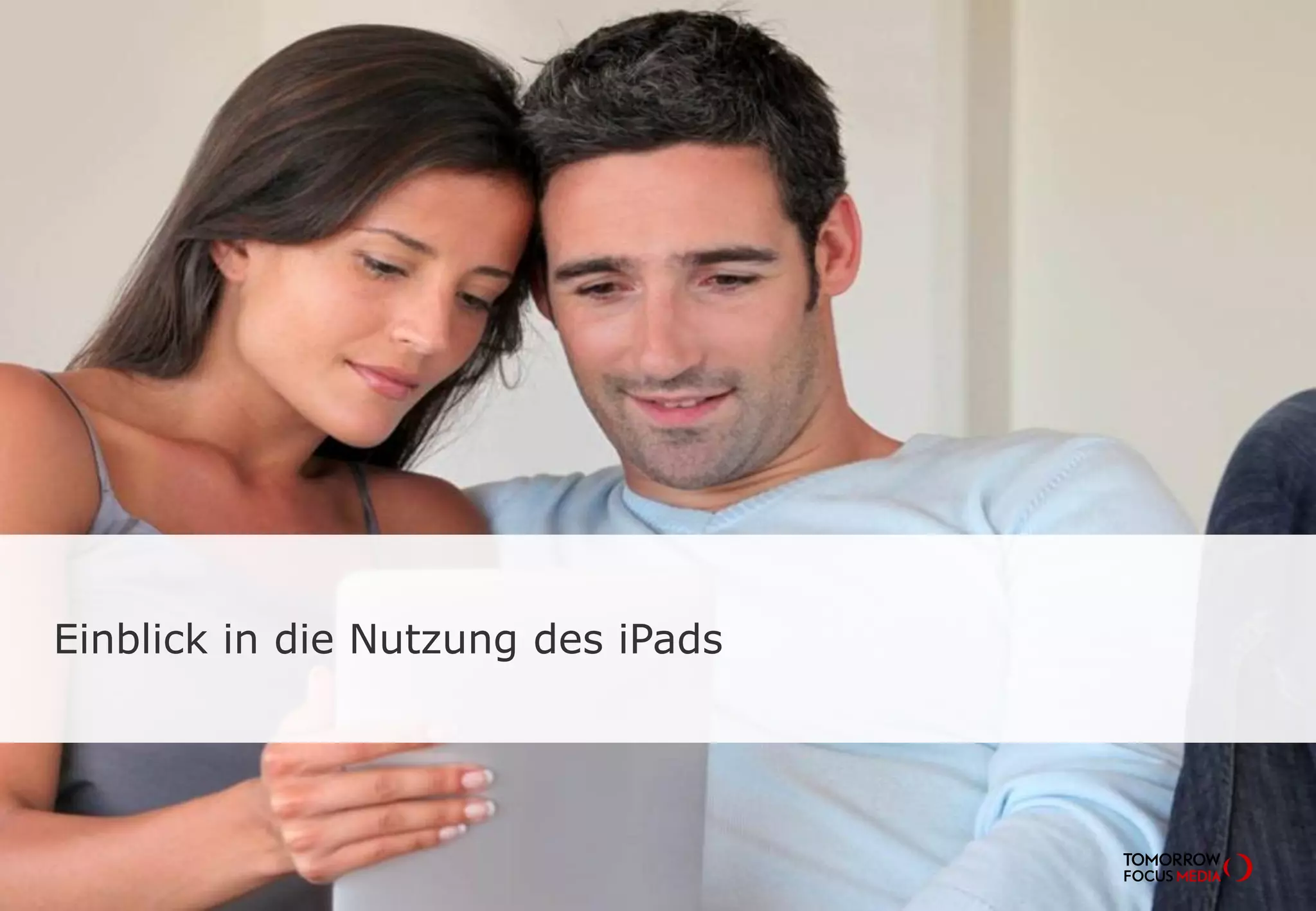 Einblick in die Nutzung des iPads
 
