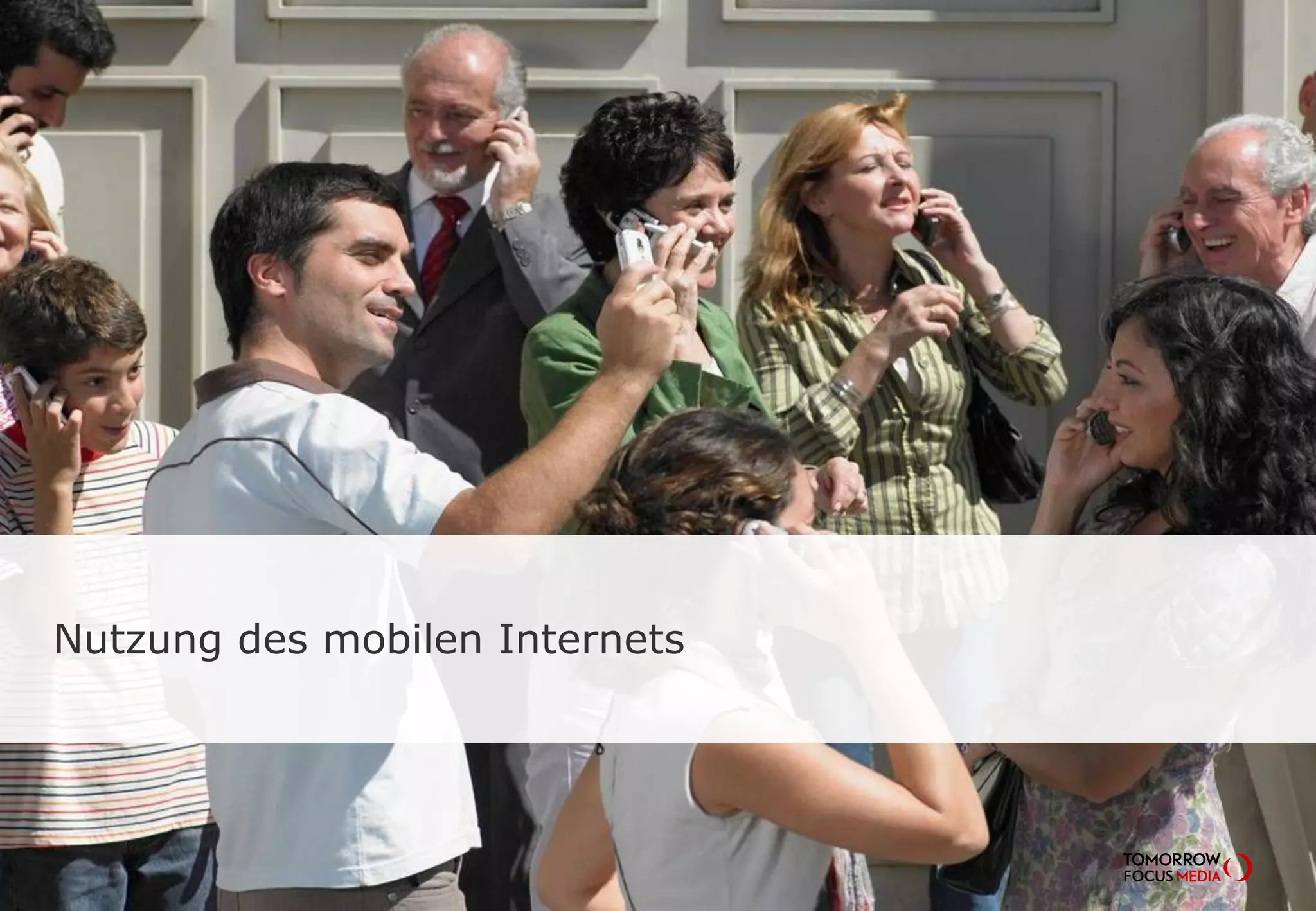 Nutzung des mobilen Internets
 