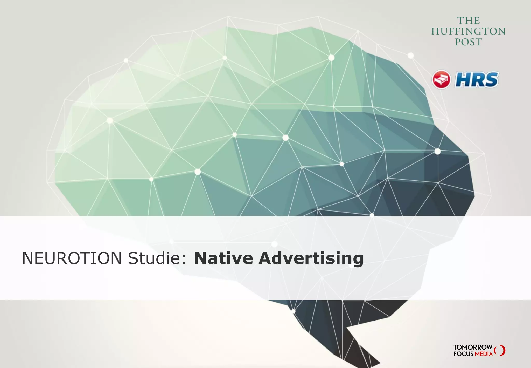 NEUROTION Studie: Native Advertising 
 