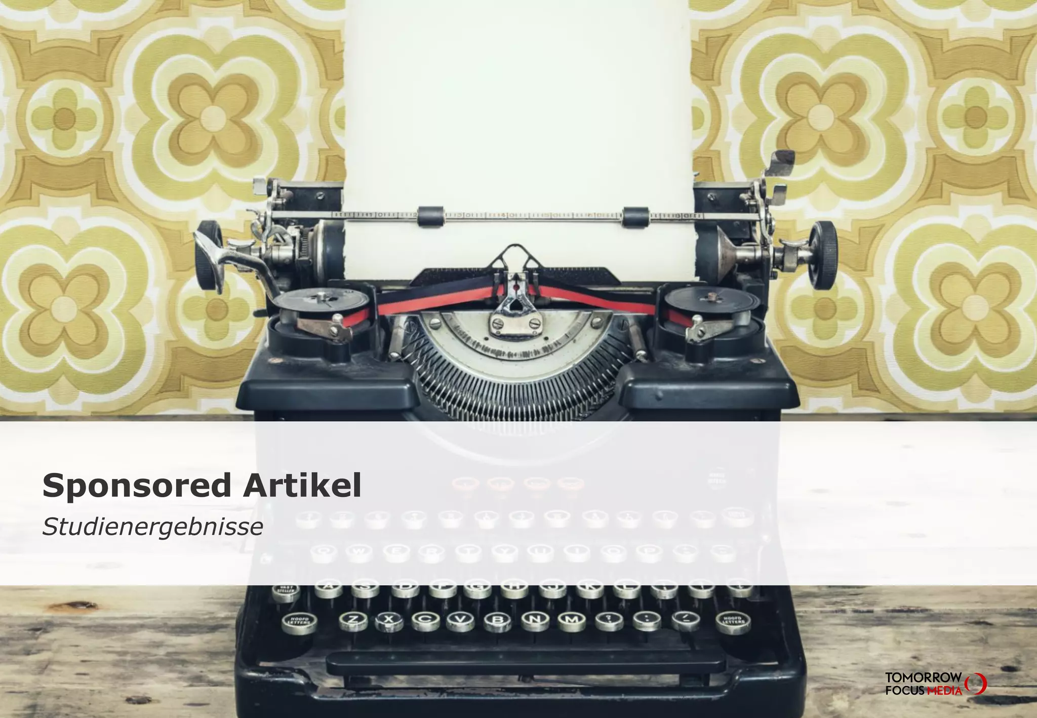 Sponsored Artikel 
Studienergebnisse 
 