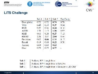 LiTS Challenge
1. August 2012 80
 