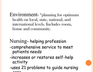 She is a recipient of more than 79 academic honors and professional awards in her excellence in Nursing.
