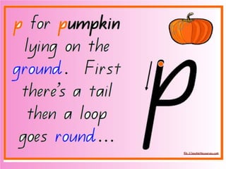 Flashcards and posters P p