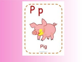 Flashcards and posters P p