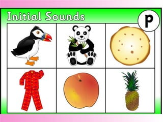 Flashcards and posters P p