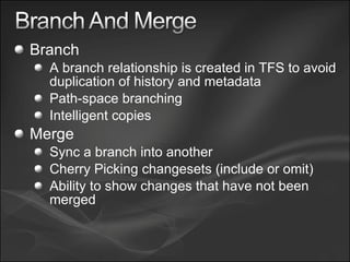 Team Foundation Server Version Control | PPT