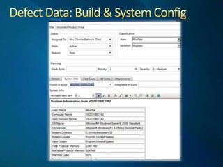 Check-in ValidationEdit CodeCheck inBuild and TestDid build succeed?Fixavailable?Find root causeYesNoYesNoTeamblockedEdit codeGated check-inAutomated buildDid build succeed?Commit ChangesReadyfor testNoYesBeforeGated check-in intercepts check-insQueues a server build to validate changesOnly changes that build successfully get committedDefinition of a “success”  is customizableUsers can also queue a build of a shelveset for “opt-in” validationAfter