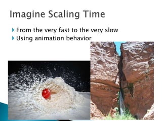 From the very fast to the very slow<br />Using animation behavior<br />Imagine Scaling Time<br />