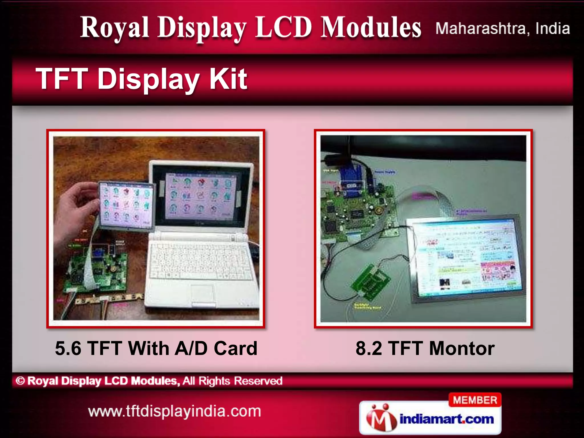 TFT Displays by Royal Display LCD Modules, Mumbai | PPT