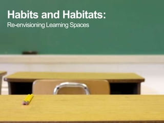 Habits and Habitats:
Re-envisioning Learning Spaces
 