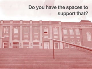 Do you have the spaces to
            support that?
 