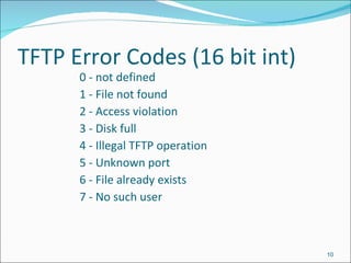 TFTP | PPT