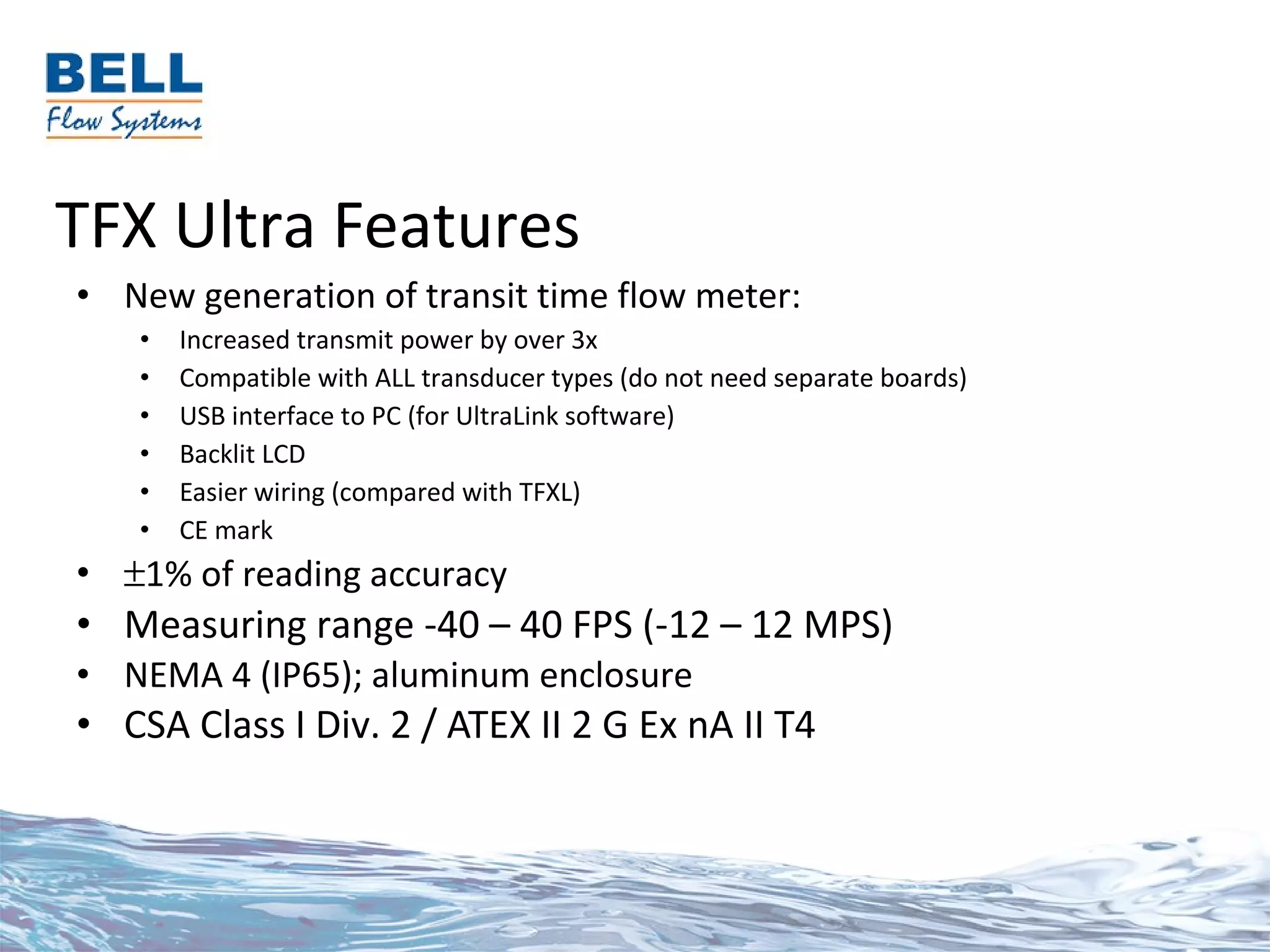 TFX Ultra Clamp-on Ultrasonic Flow Meter from Dynasonics | PPT