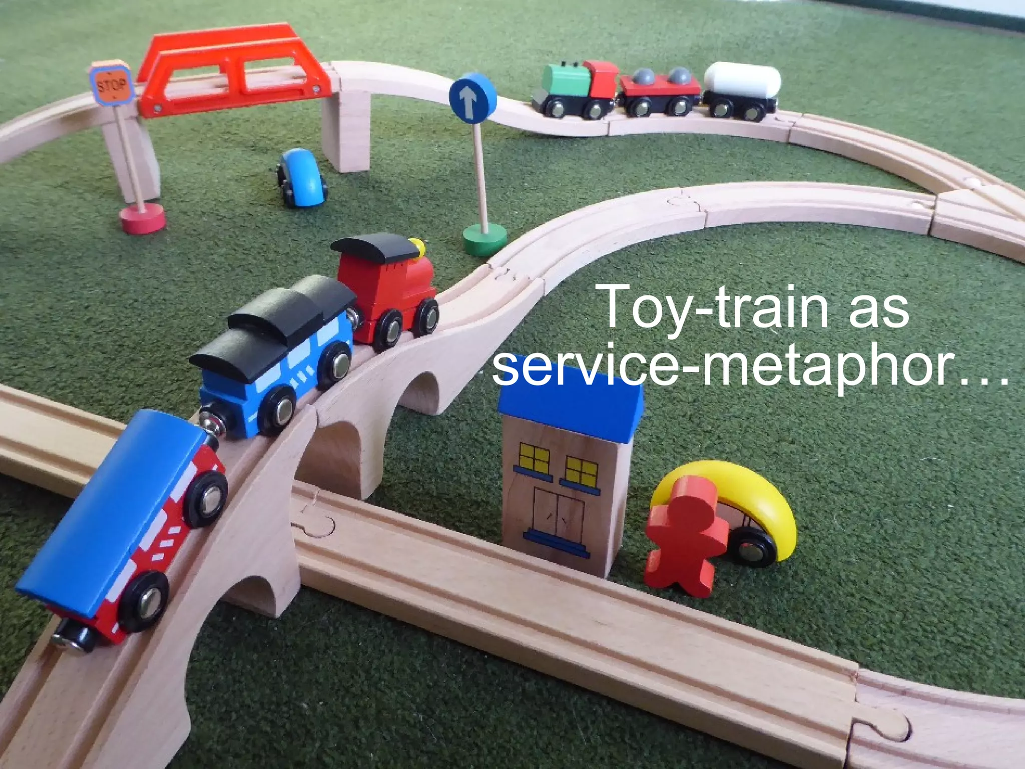 Toy-train as
service-metaphor…
 