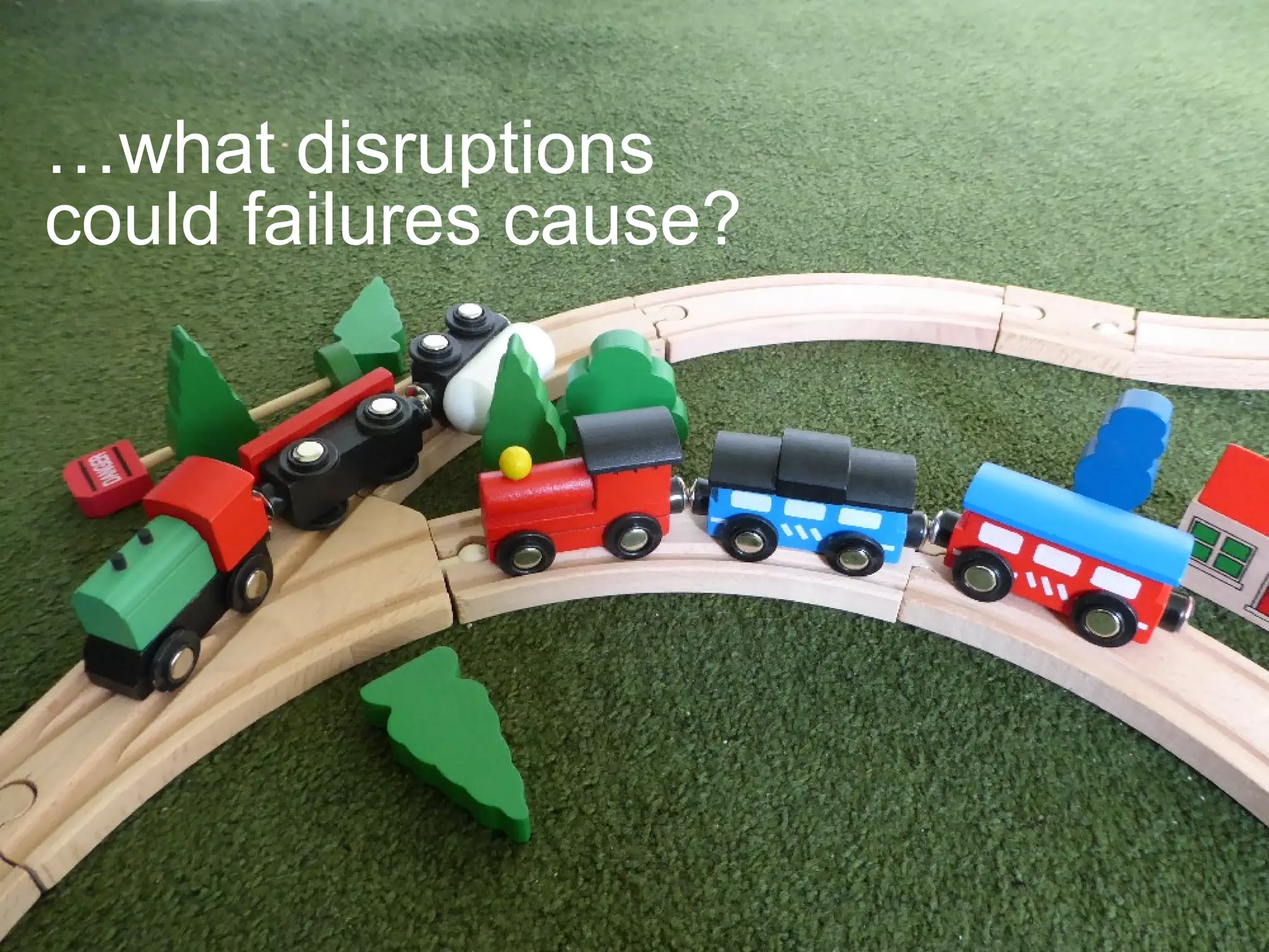 …what disruptions
could failures cause?
 