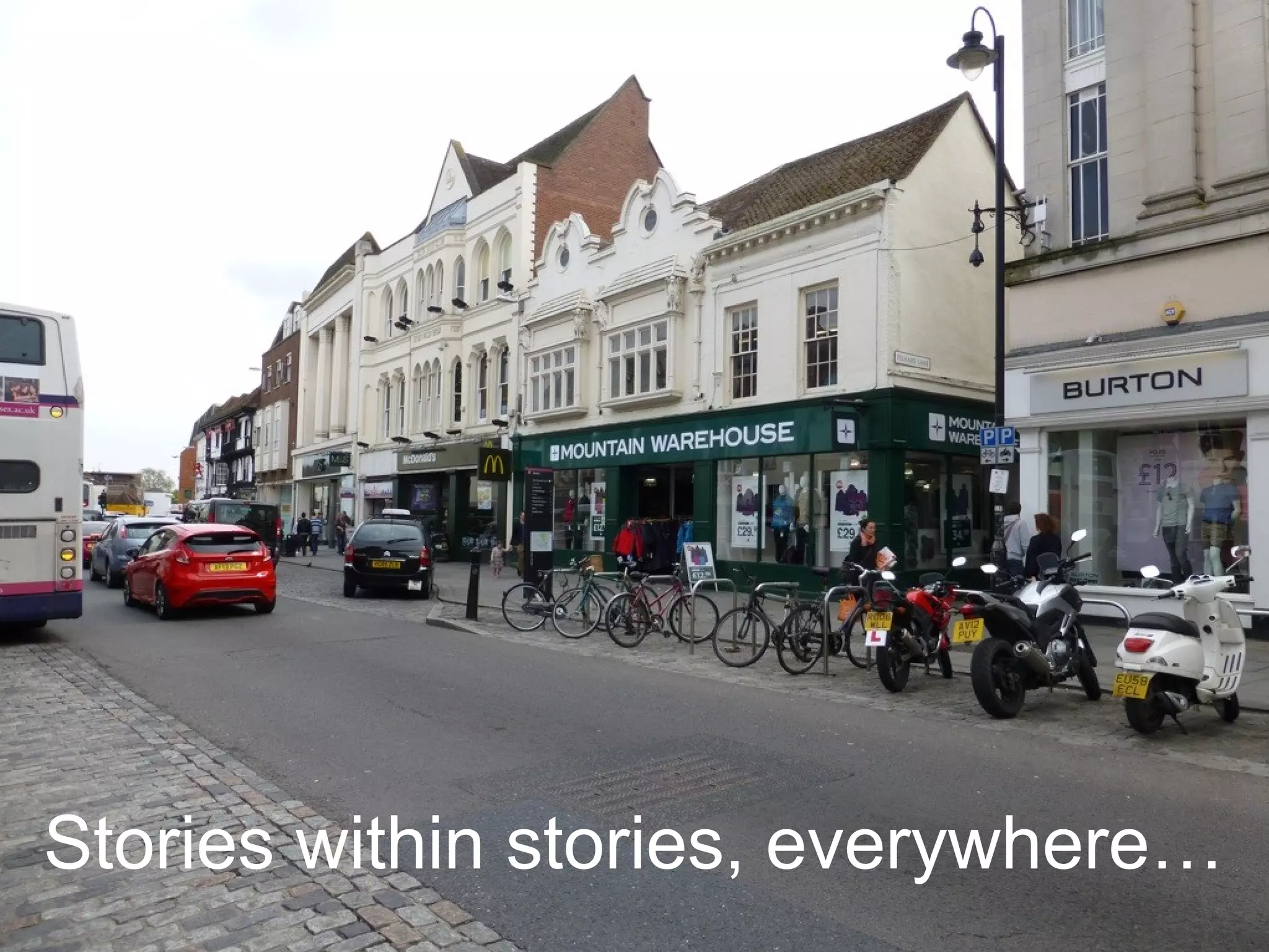 Stories within stories, everywhere…
 