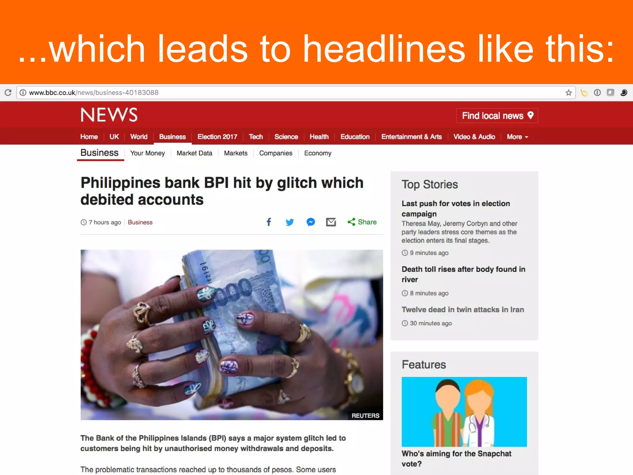 ...which leads to headlines like this:
 