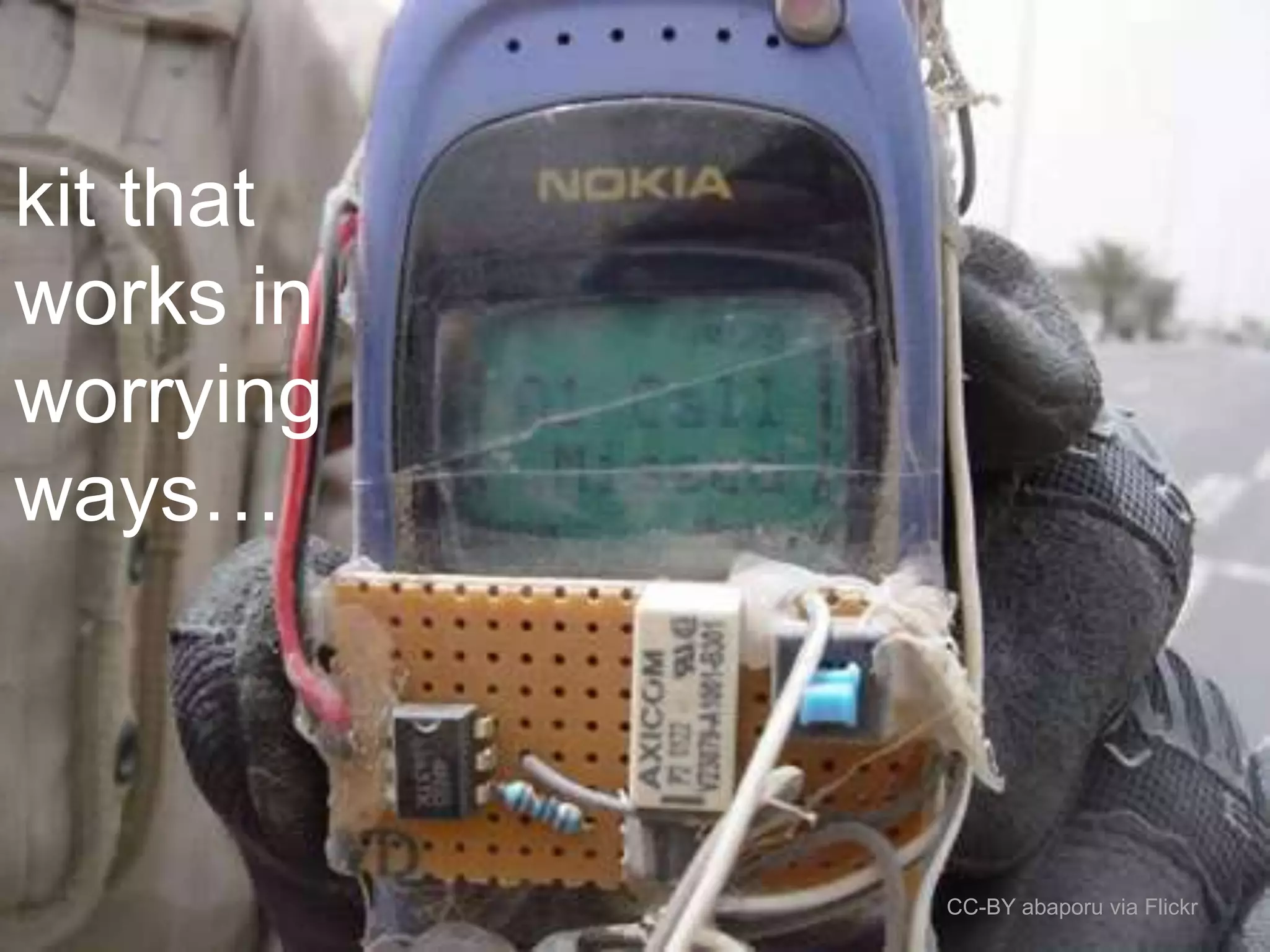 kit that
works in
worrying
ways…

CC-BY abaporu via Flickr

 