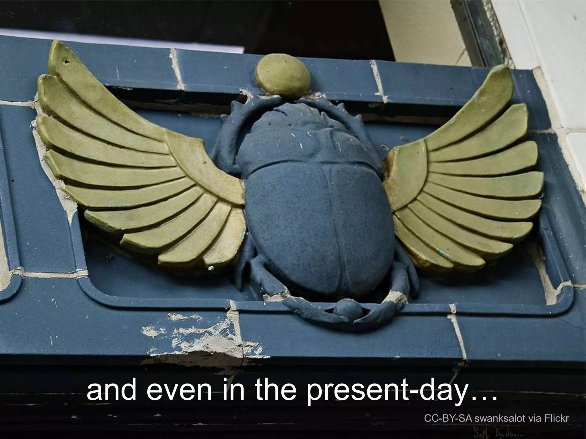 and even in the present-day…
CC-BY-SA swanksalot via Flickr

 