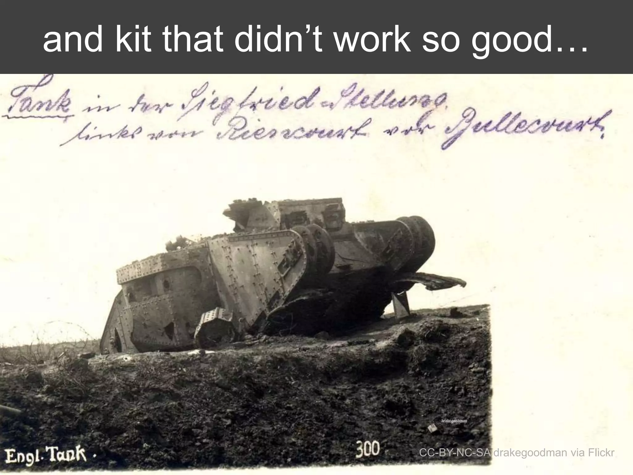 and kit that didn‟t work so good…

CC-BY-NC-SA drakegoodman via Flickr

 