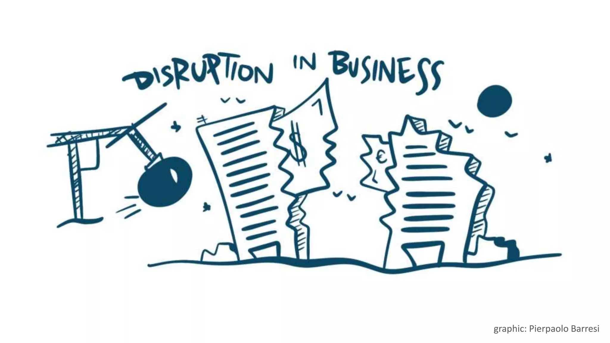 Part 1: Disruption in business
graphic: Pierpaolo Barresi
 