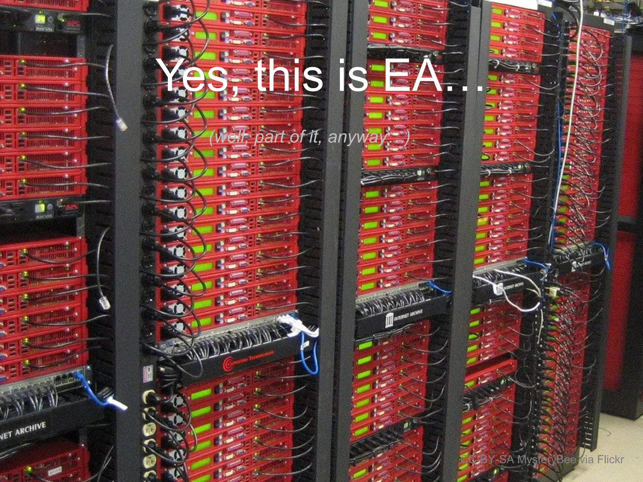 Yes, this is EA…
(well, part of it, anyway…)
CC-BY-SA MysteryBee via Flickr
 