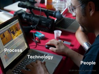 Technology
CC-BY-SA xdxd_vs_xdxd via Flickr
Process
People
 