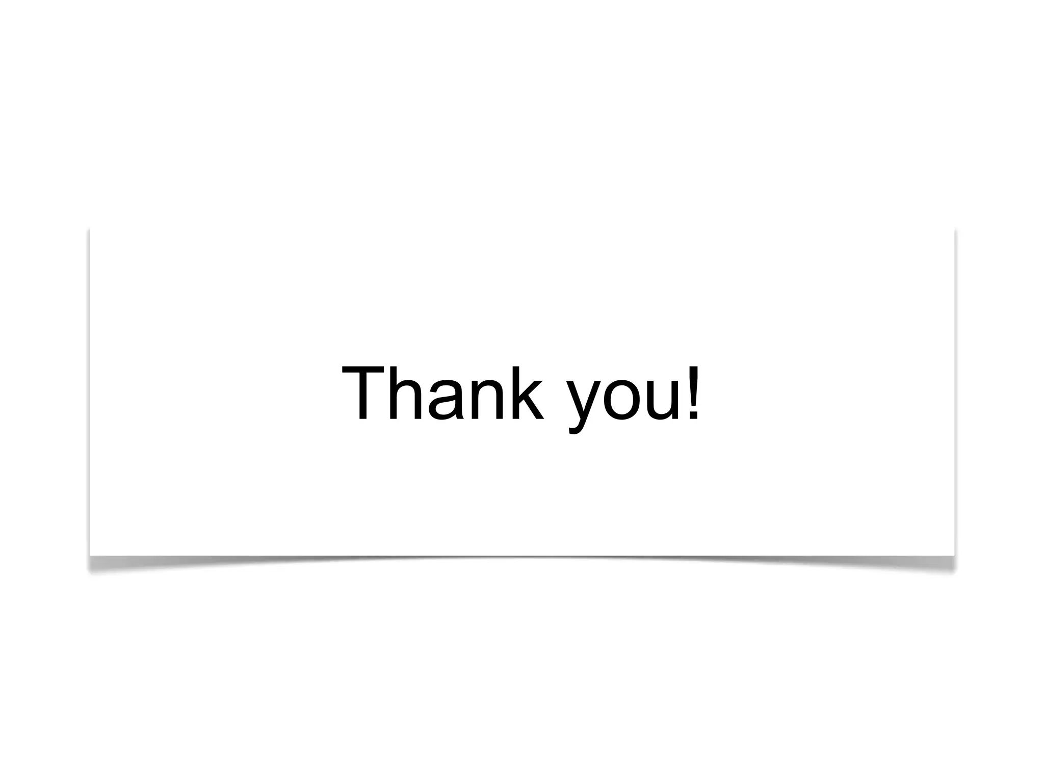 “What’s the story?” 
Thank you! 
 