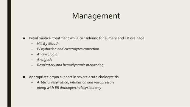 Treatment of chronic acalculous cholecystitis Treatment of chronic acalculous cholecystitis