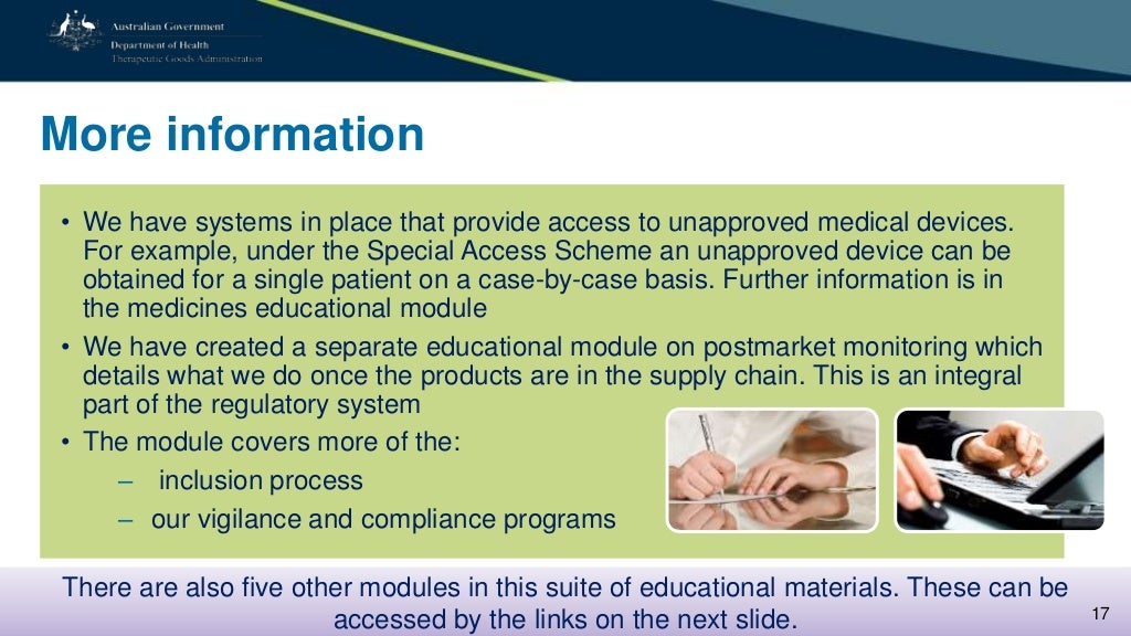 The regulation of medical devices in Australia