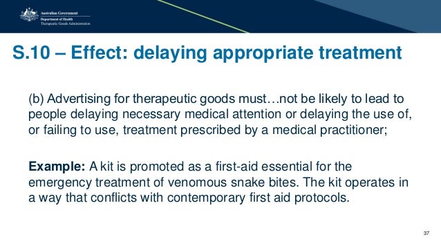 TGA Presentation: Therapeutic Goods Advertising Code (No ...