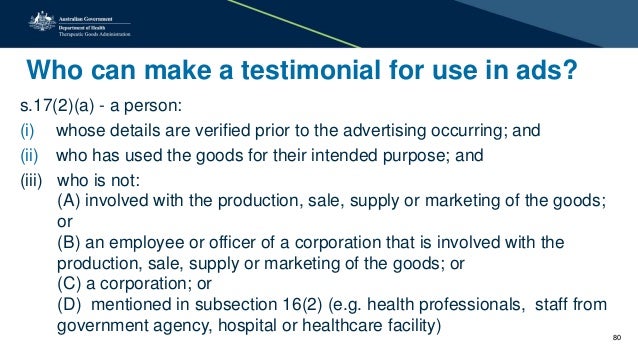 TGA Presentation: Therapeutic Goods Advertising Code (No ...