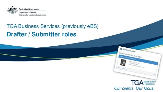 Our clients. Our focus.
TGA Business Services (previously eBS)
Drafter / Submitter roles
 
