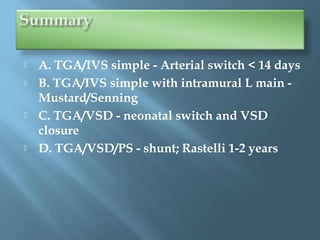 Transposition of Great Arteries;TGA,Firas Aljanadi,MD | PPT
