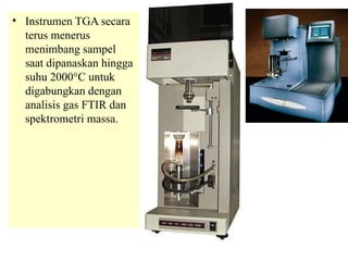 Comprehensive Overview of Thermogravimetric Analysis (TGA) Principles ...