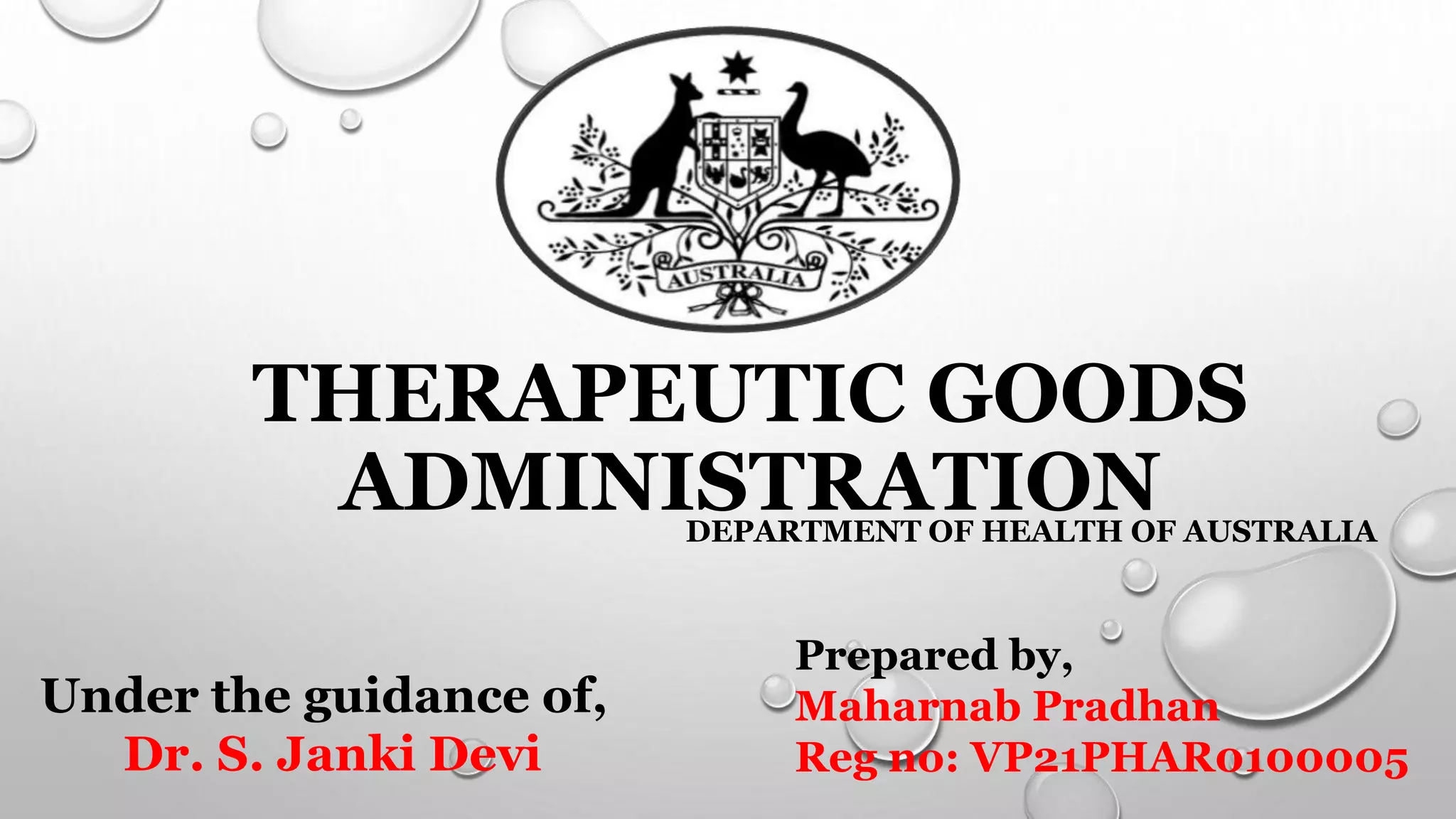 Therapeutic Goods Administration Jobs www.slideshare.net