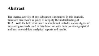 TGA Review by lokesh saini mpharm.pptx