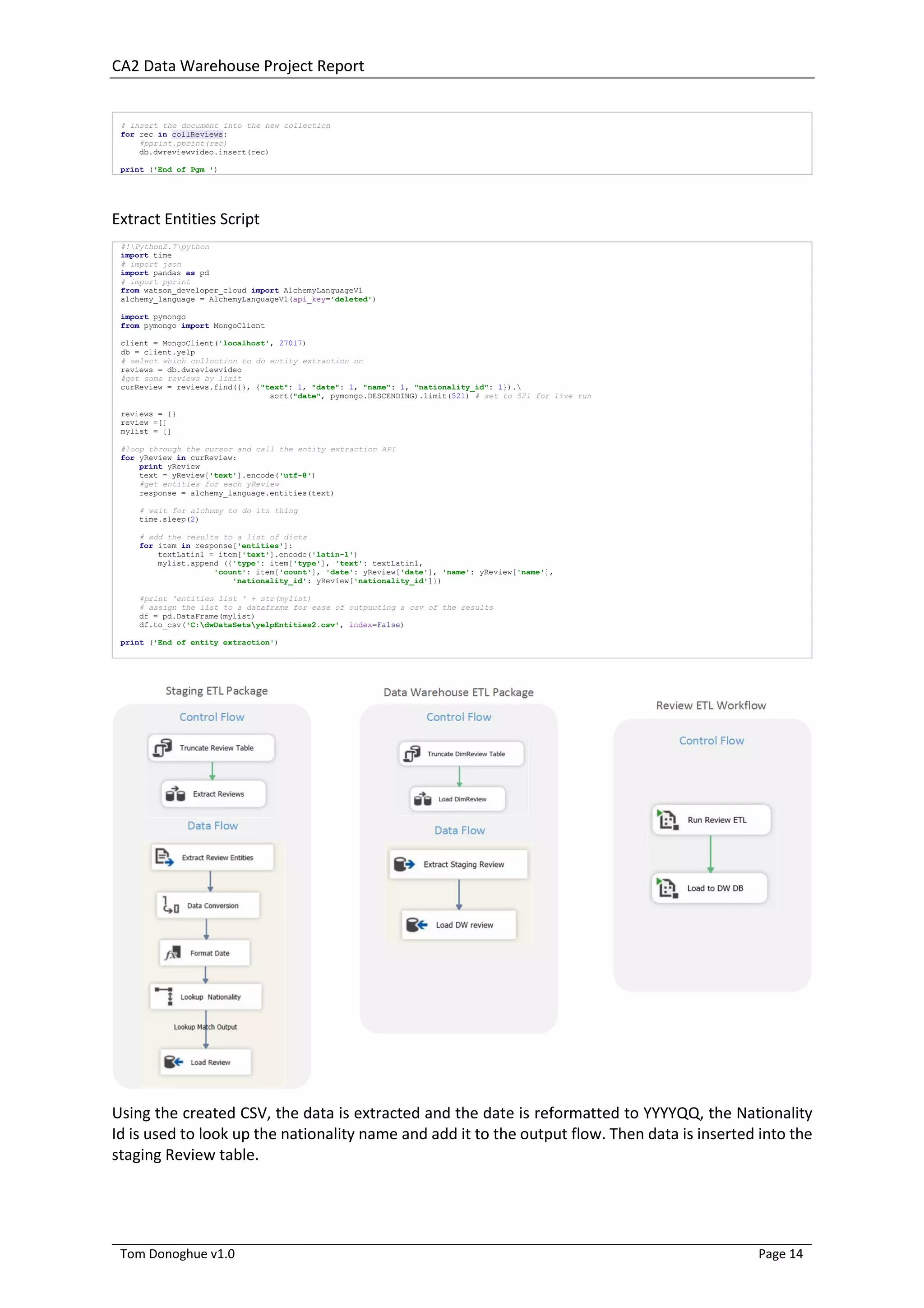 Data Warehouse Project Report | PDF | Databases | Computer Software and ...
