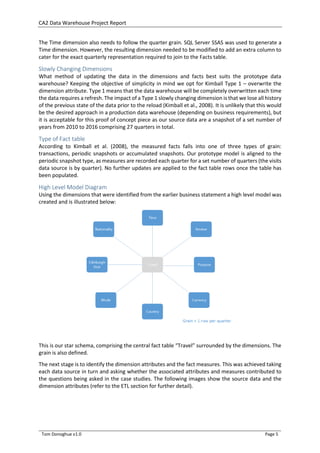 Data Warehouse Project Report | PDF