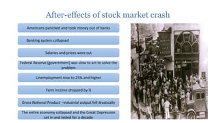 the great depression of 1930s | PPTX