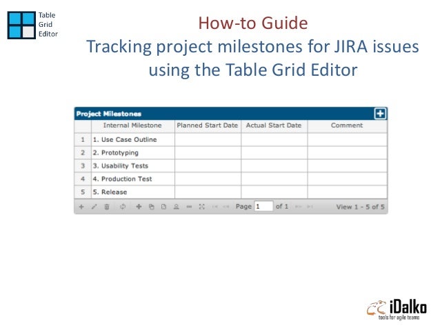 tge how to add project milestone tracking in jira issues